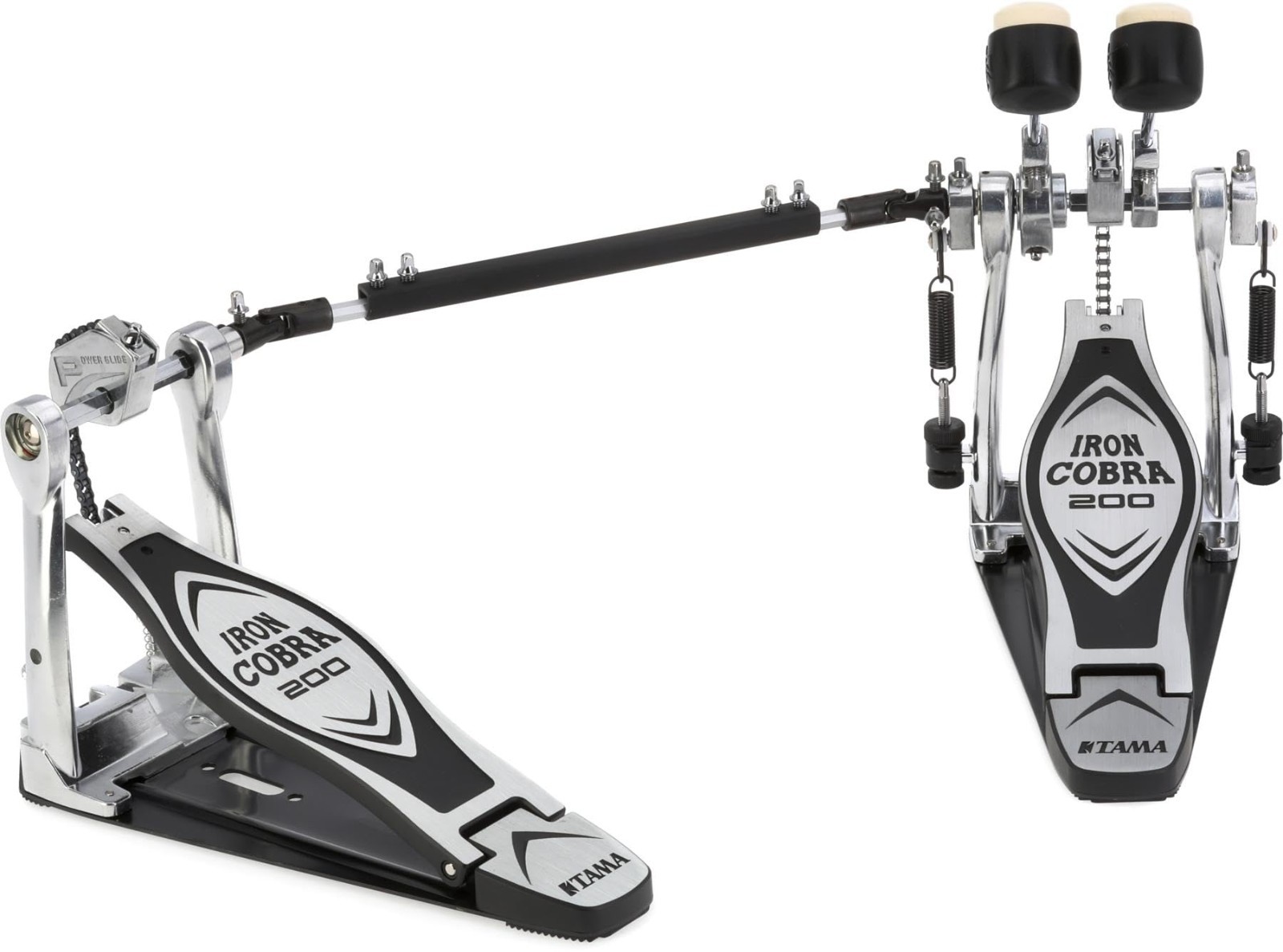 TAMA Iron Cobra 200 Twin Pedal (HP200PTW) Single Chain Drive, Beater Angle Adj.