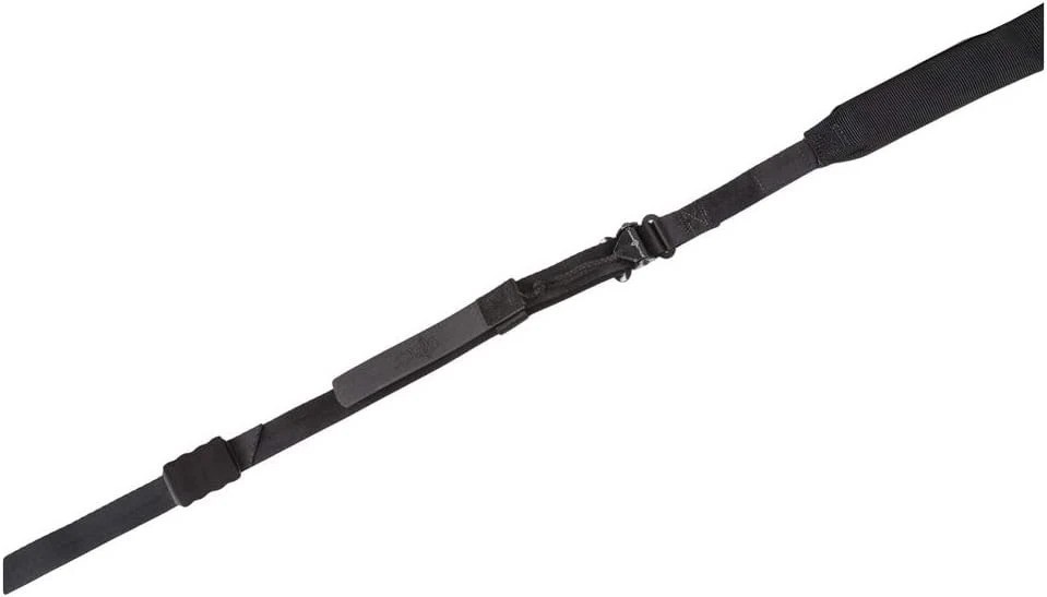VTAC Quick Adjust Padded Two Point Gun Sling - Enhanced Stability Black Nylon