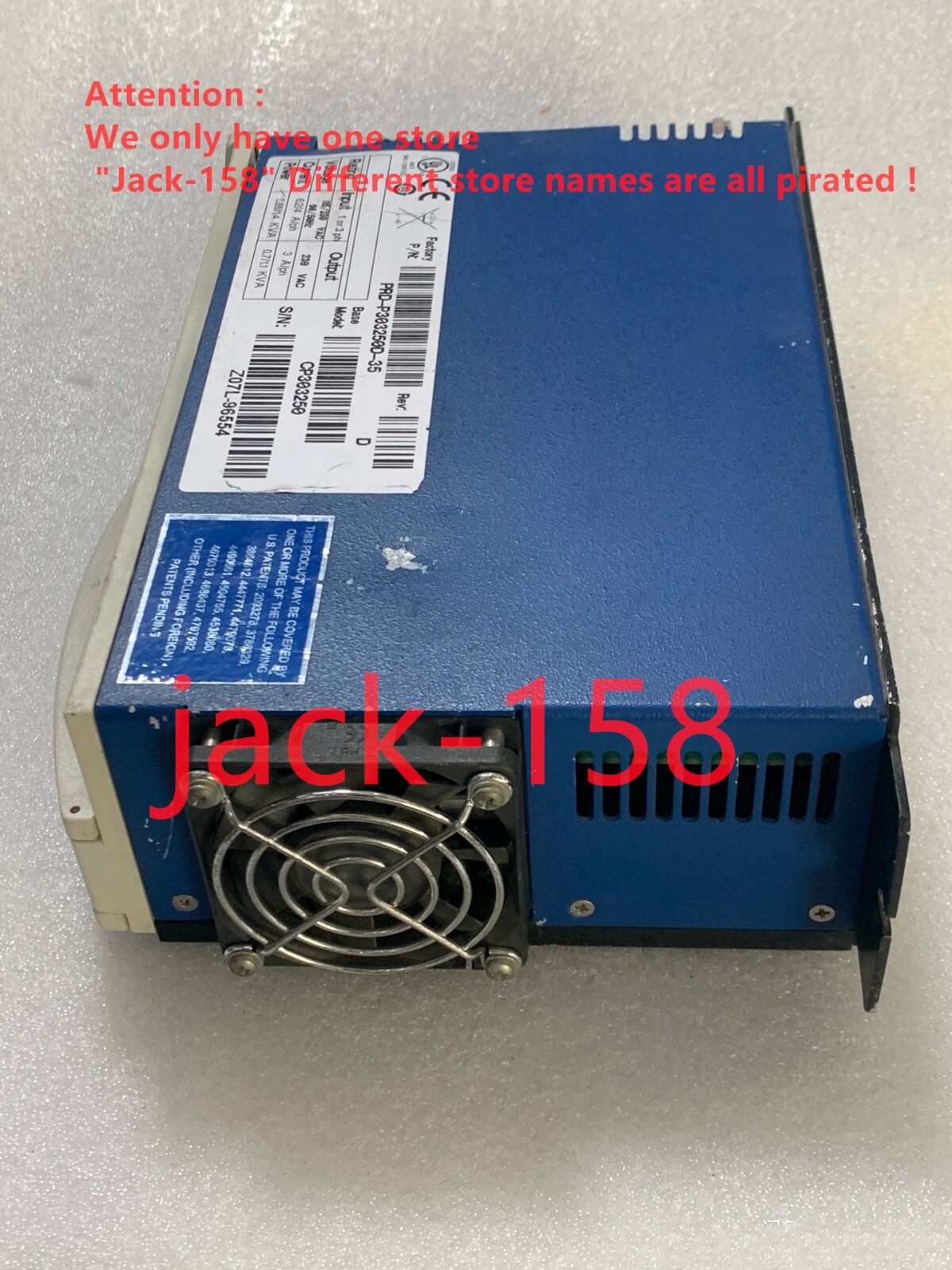 PRD-P303250D-35 BY DHL OR Fedex