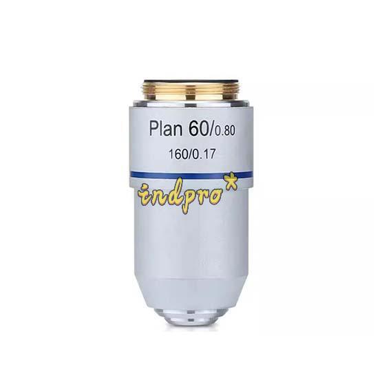 1 Pc. New 195 Plan 60/0.80 160/0.17 Achromatic Objective Lens Thread RMS 20.2mm