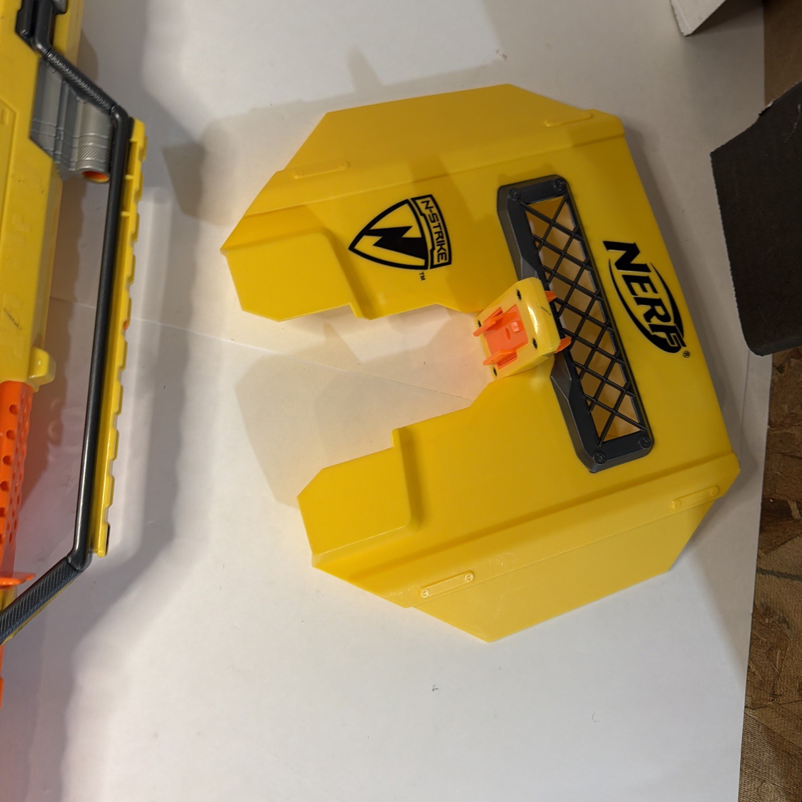 Nerf N Strike Stampede ECS Working Blaster with/Clips/Shield/darts- TESTED