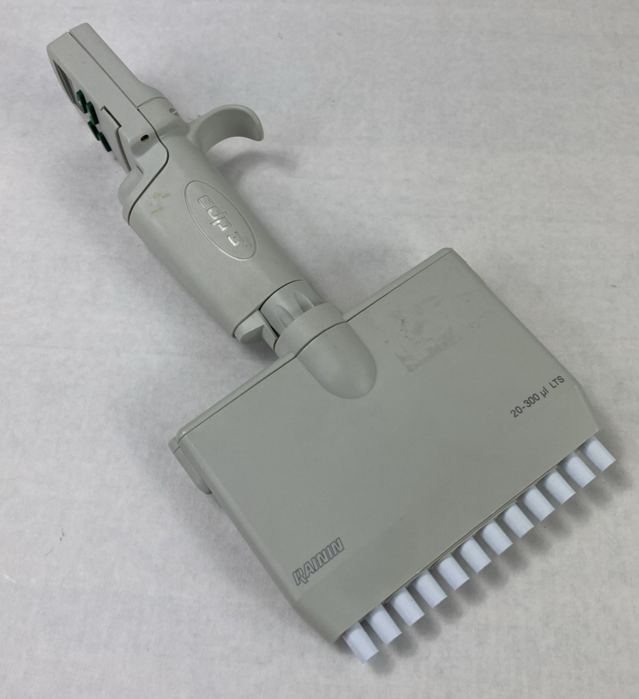 Rainin EDP3-Plus 20-300 uL 12-Channel Digital Pipette No Battery Untested