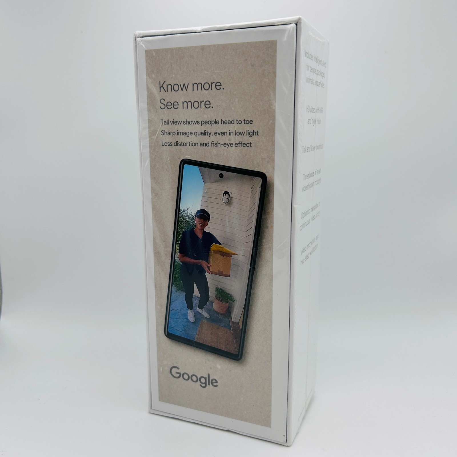 Google Nest Doorbell - (Wired, 2nd Gen) - Ash Grey Video Camera