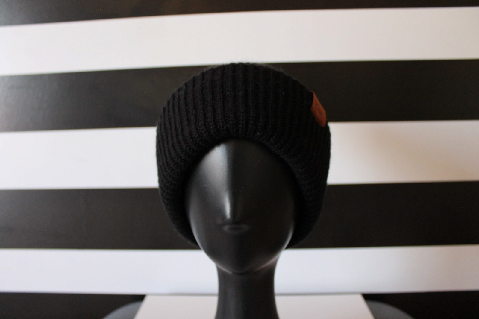 C&K Women’s Beanie Knit Lurex Thread Pompon Black One Size