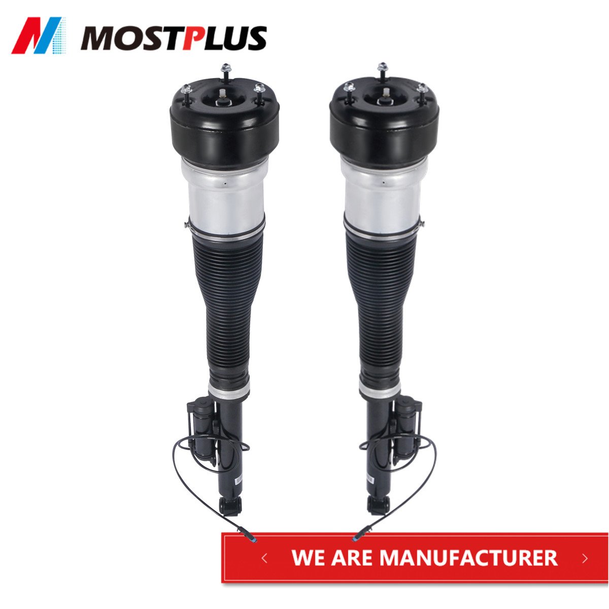 Set(2) Rear Air Suspension Strut For Mercedes-Benz S350 S550 CL550 With Airmatic