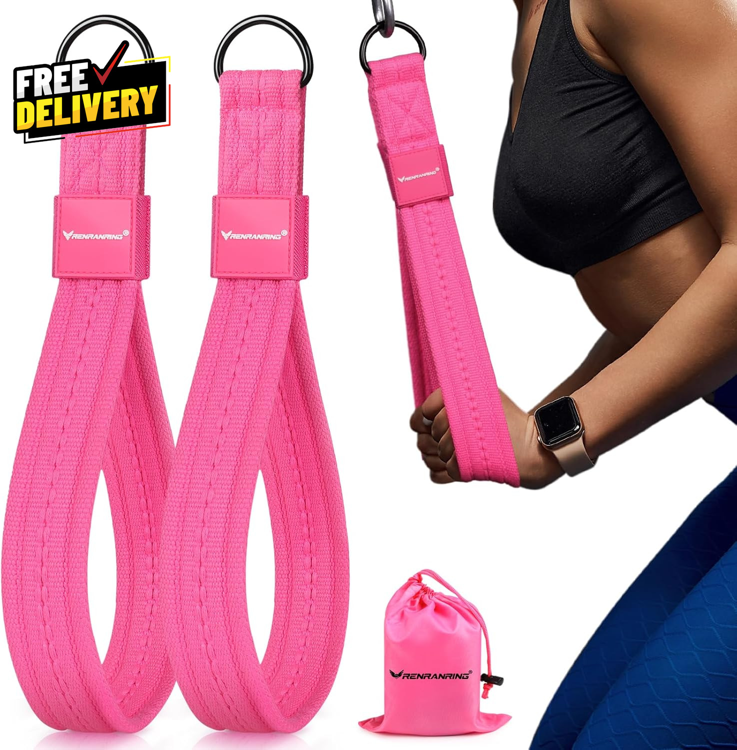 Tricep Rope Cable Attachment Handles for Gym 13Inch Exercise Handles Tricep.....