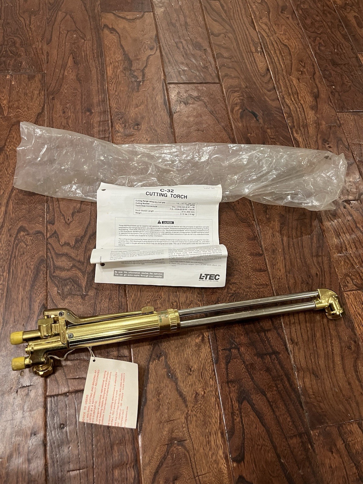 New Oxweld C-32 Straight Head Cutting Torch 20" Demolition Heavy Duty