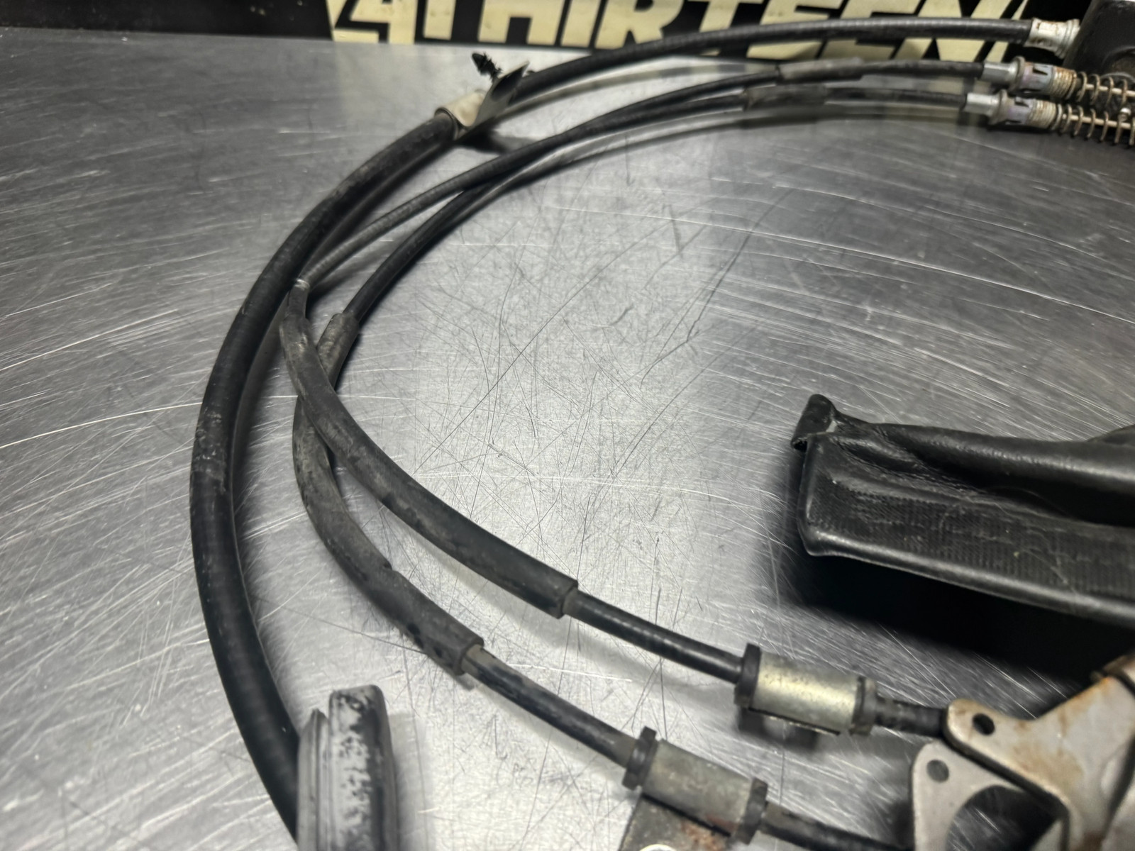 97-04 CORVETTE C5 E BRAKE HANDLE AND CABLES OEM #N261