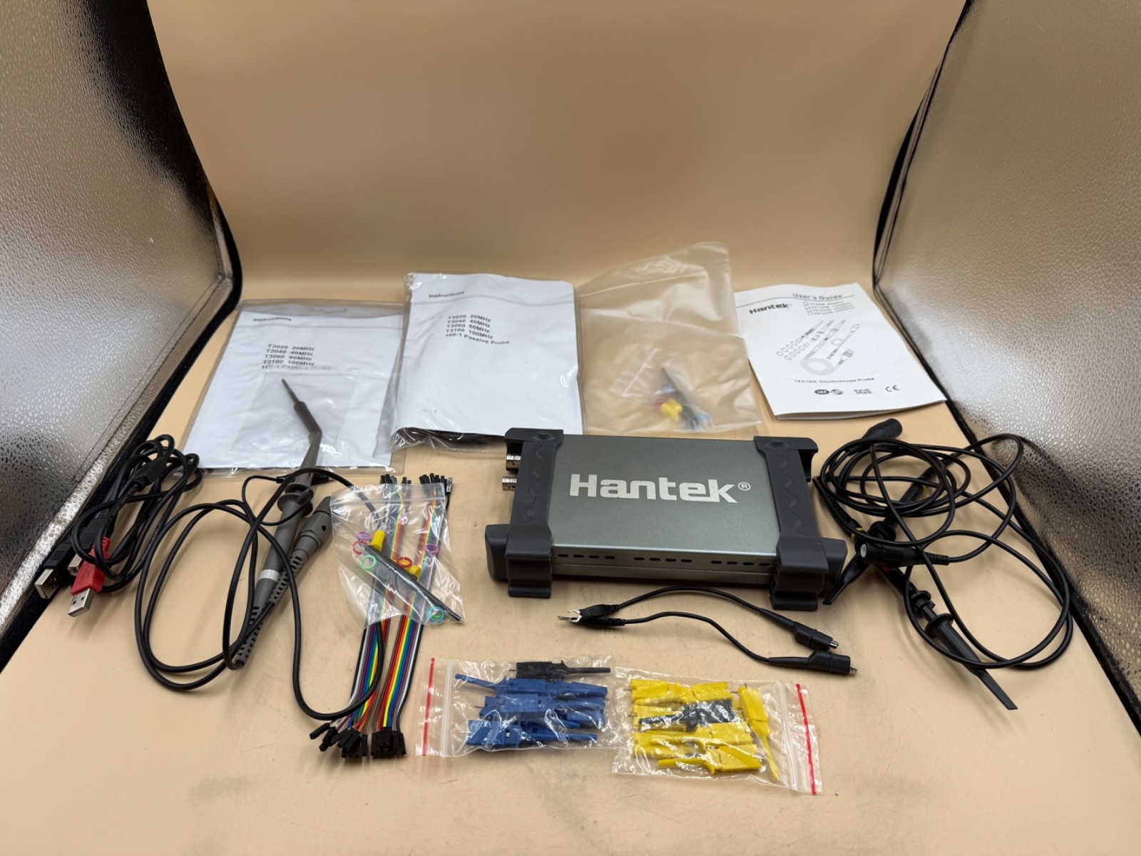 Hantek 6022BL USB Oscilloscope 20MHz 48MSa/s 16 Channels Logic Analyzer