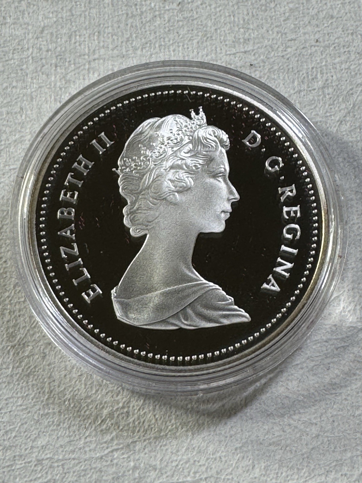 1984 Canada 1 Dollar Silver Proof Coin Toronto