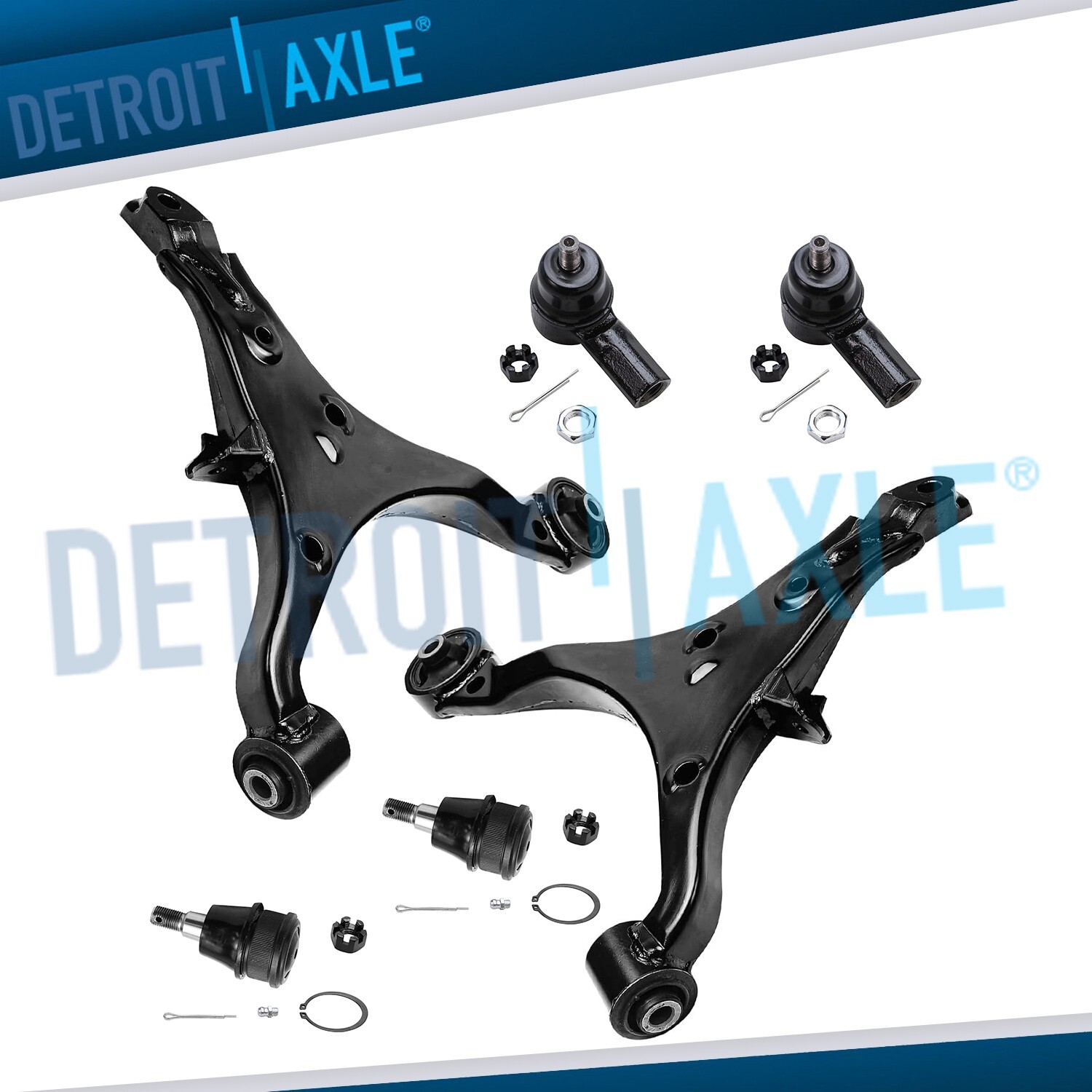 Front Lower Control Arm Ball Joint Outer Tierod for 2002 - 2005 2006 Honda CR-V