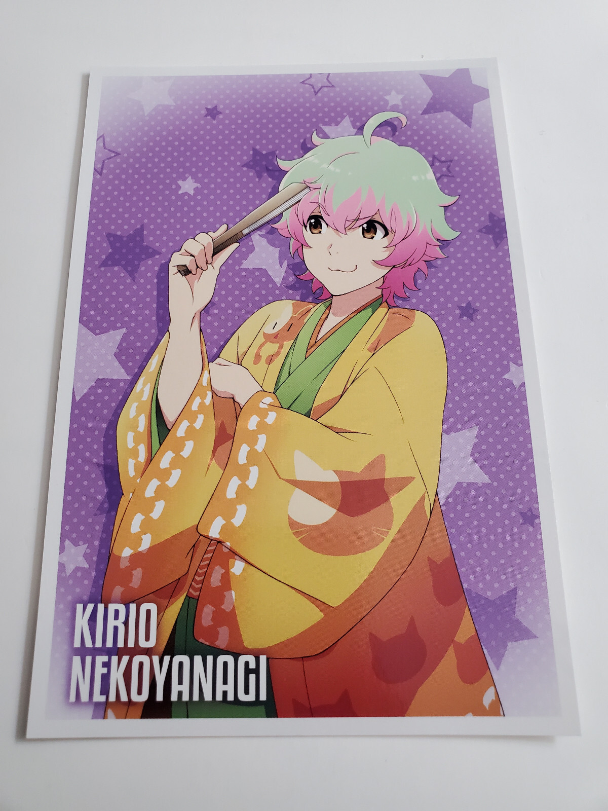 Banpresto Ichiban Kuji IdolM@ster Side M Photo Card - Kirio Nekoyanagi