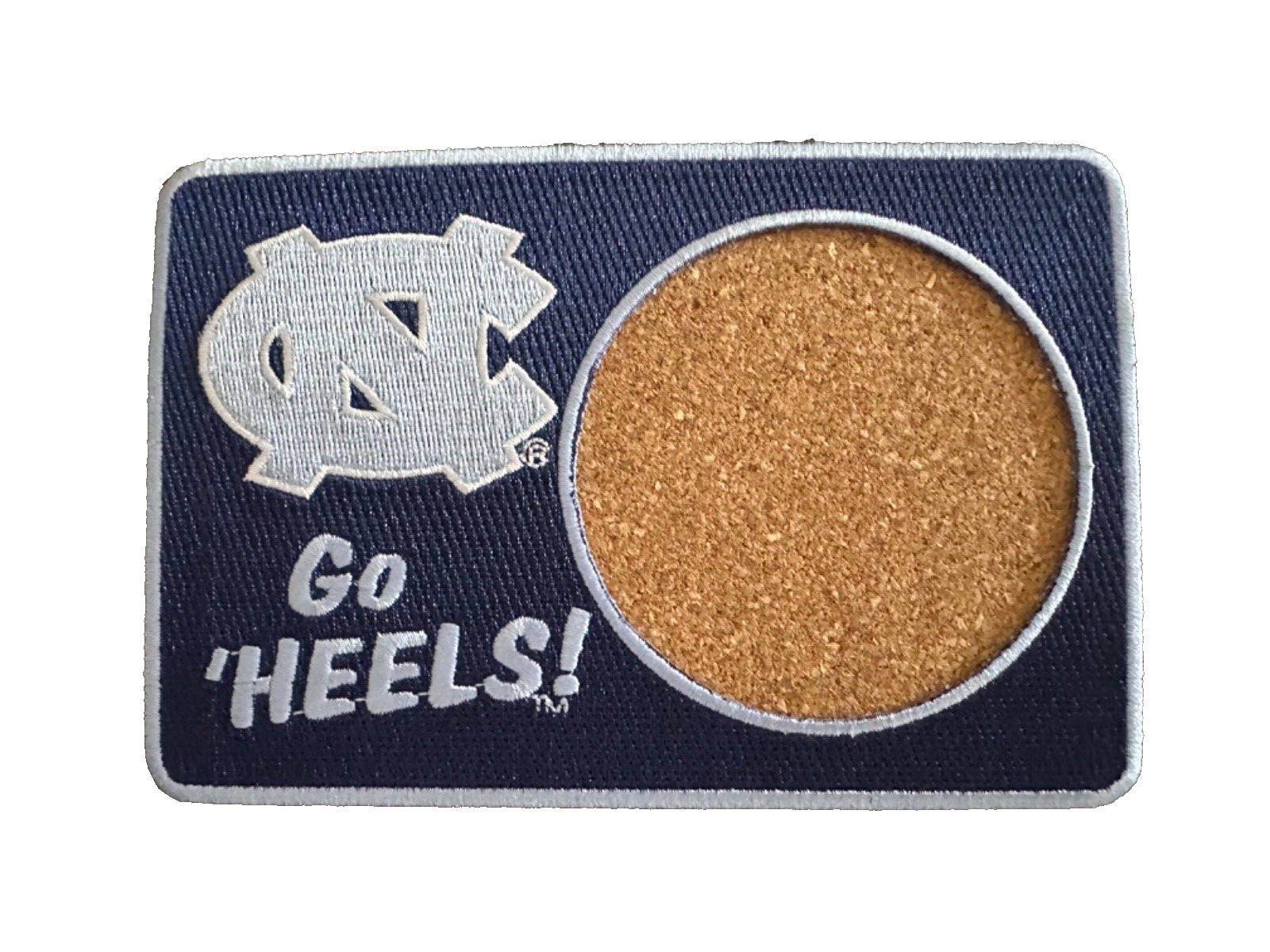 NCAA North Carolina Tar Go Heels Beverage Beer 3-Ply Coaster Drink Wine 6" Cork