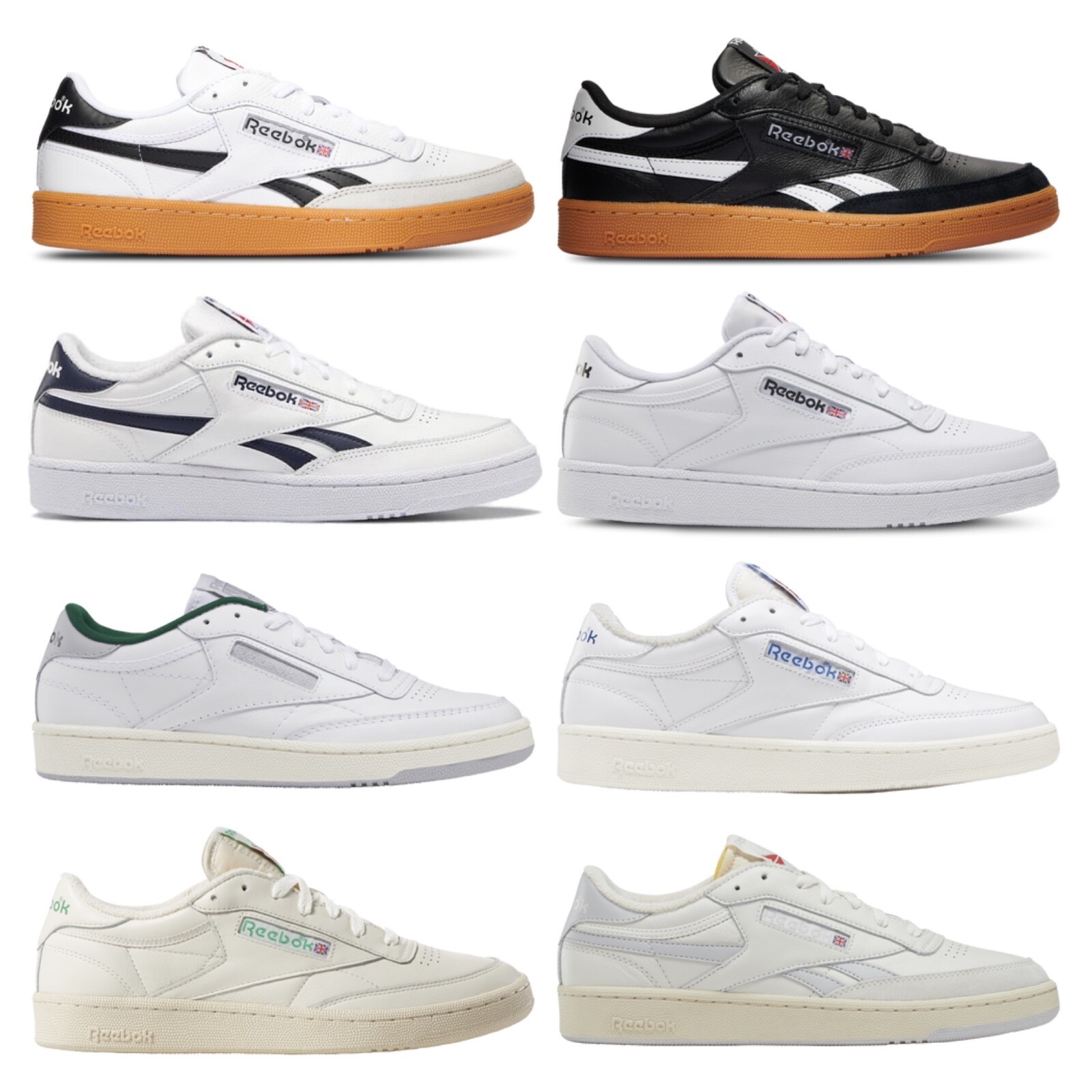 Reebok Club C 85/C 85 Vintage Men Size 8-13 New Tennis Trainer Sneakers