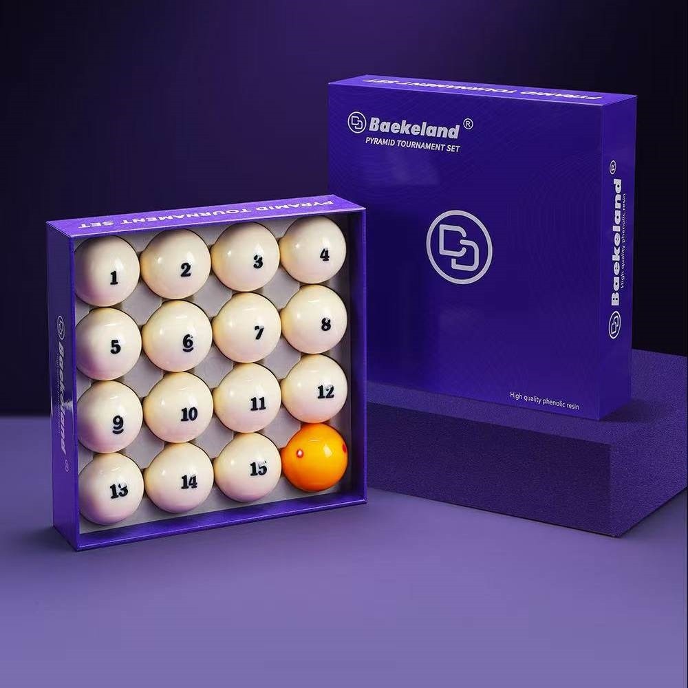 Baekeland 67mm Russian Pyramid Tournament Billiard Ball Set