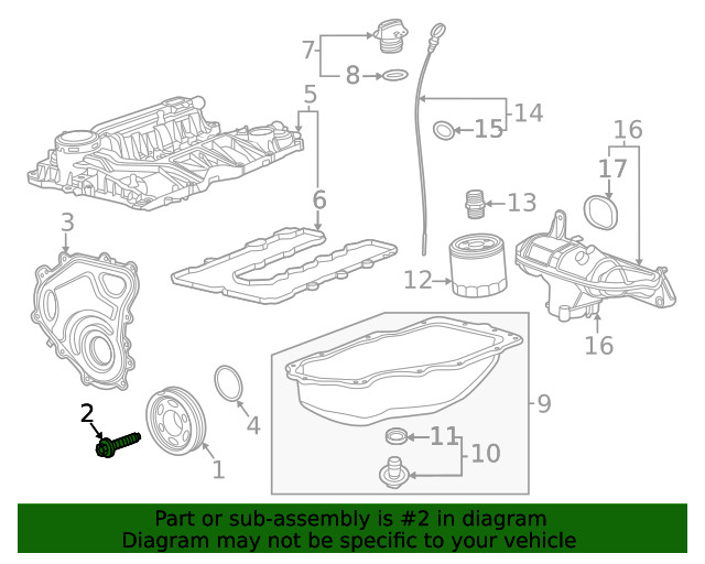 Genuine GM Balancer Bolt 25194208