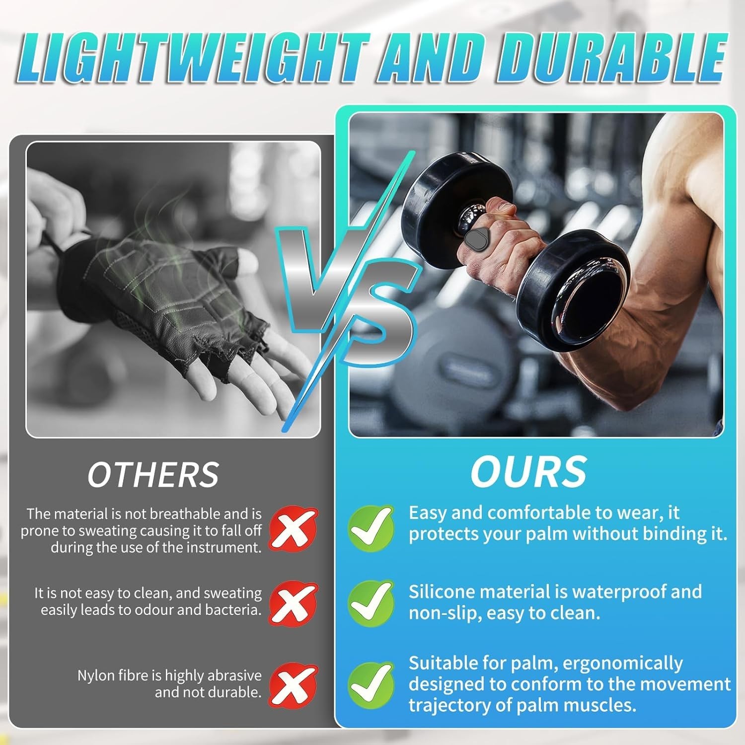 Quick Release Workout Grips: Ergonomically Designed for Heavy Lifting & Exercise