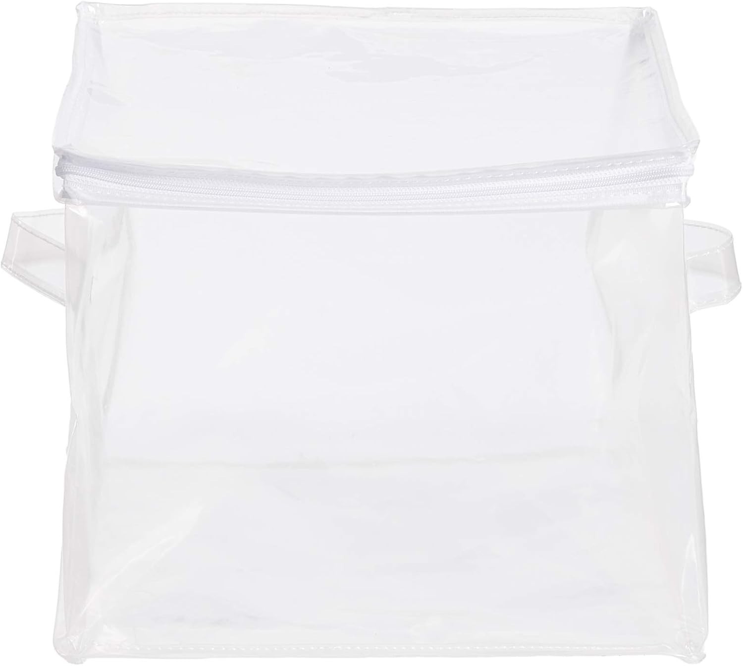 Clear Zippered Storage Bags Closet Organization Stackable Clothing & Linen
