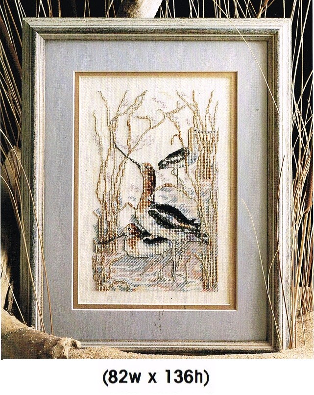 AMERICAN AVOCETS  CROSS STITCH PATTERN  ONLY  -  TL  EESS