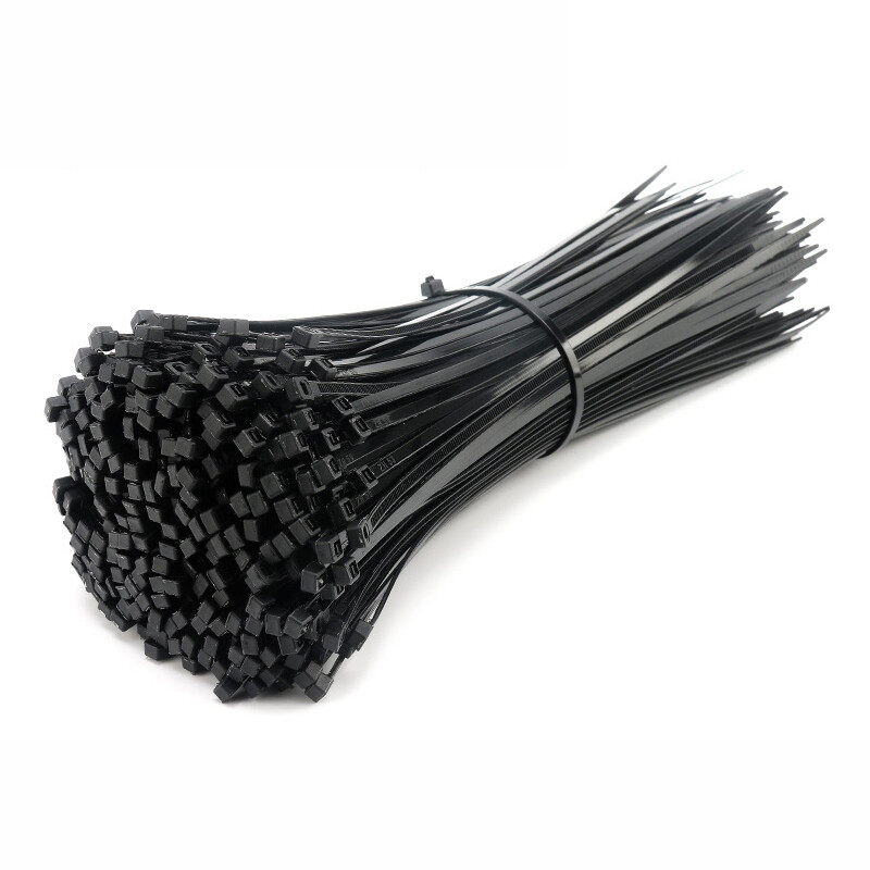 Nylon Plastic Cable Self-Locking Zip Tie Wrap Strong Extra Large Tie Black White