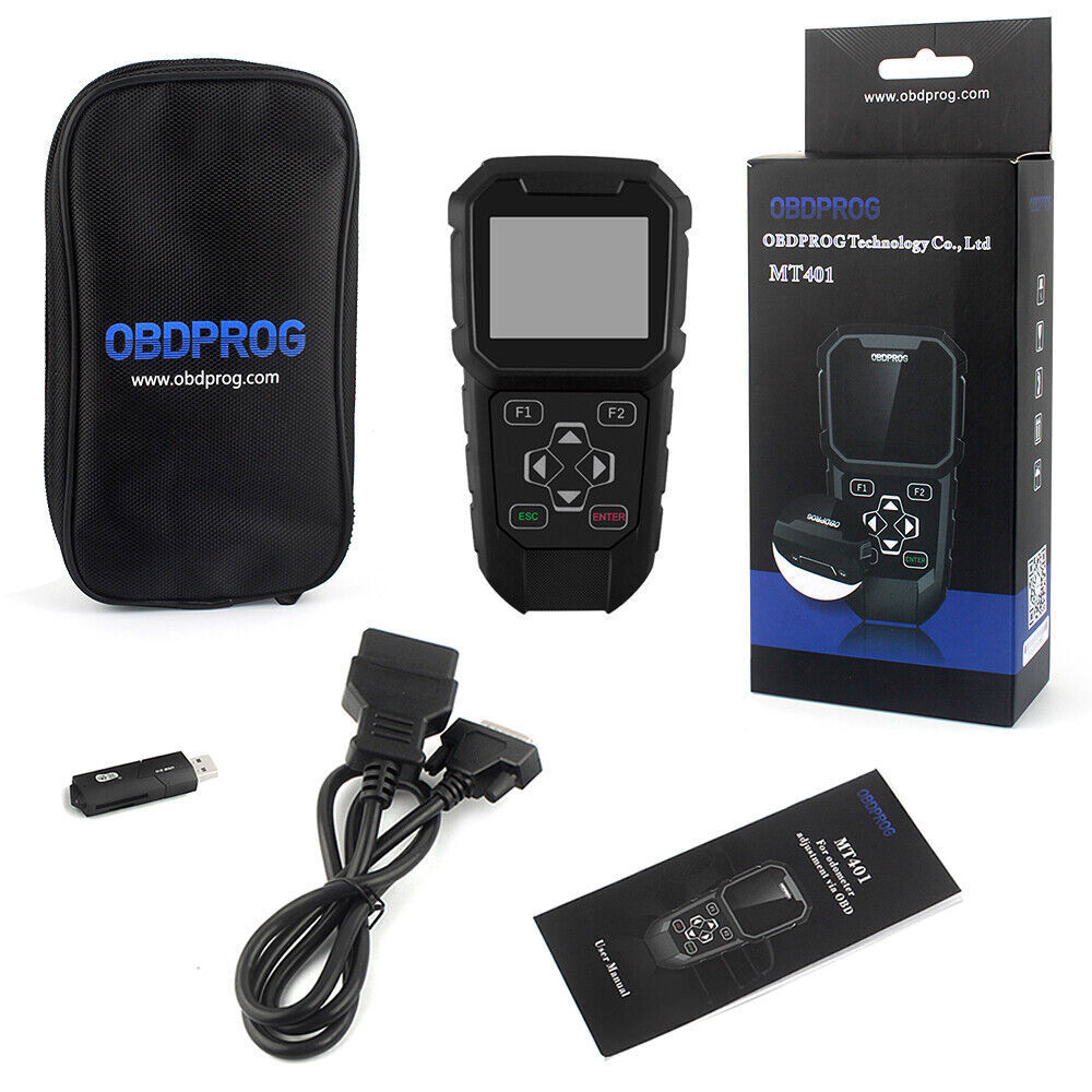 OBDPROG MT401 Car Odometer Mileage Correction Adjustment OBD2 Scanner Reset Tool