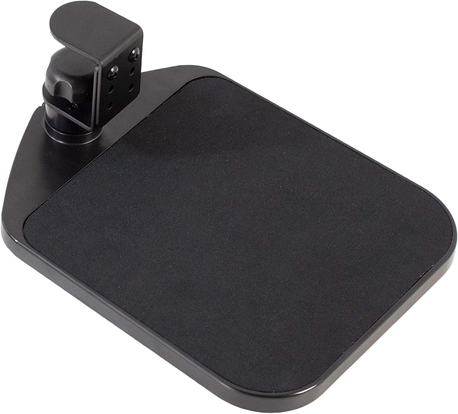 VIVO Black Clamp-On Mouse Pad Holder Platform, MOUNT-MS01A | Adjustable under De