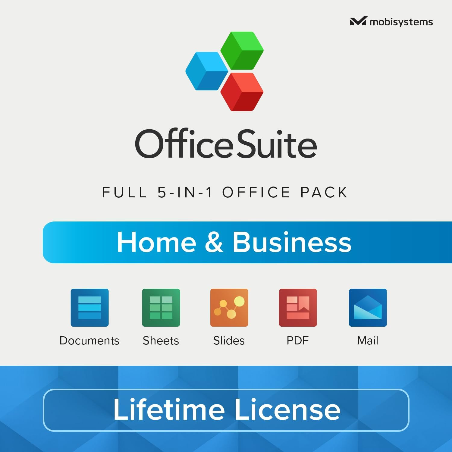 Officesuite Home & Business - Lifetime License - Documents, Sheets, Slides, PDF