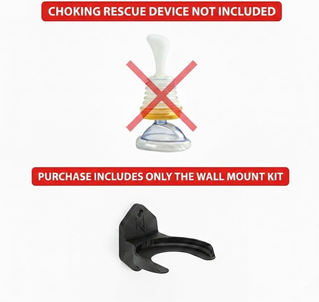 Compact Wall Mount Holder for LifeVac and Rescue Device Kits - Easy Access