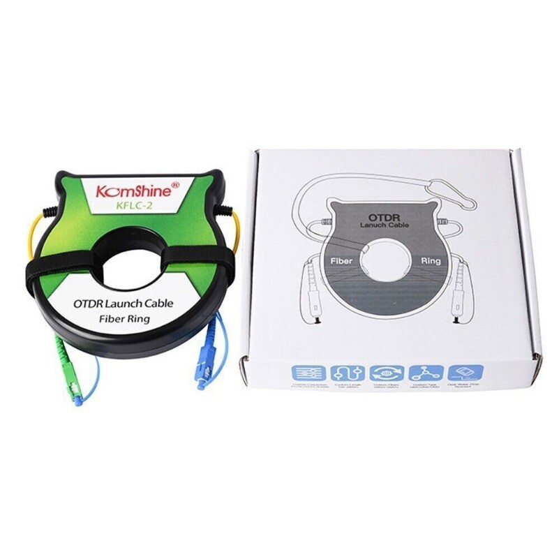 OTDR Launch Cable Fiber Ring Singlemode 9/125um 1000m OTDR Dead Zone Eliminator