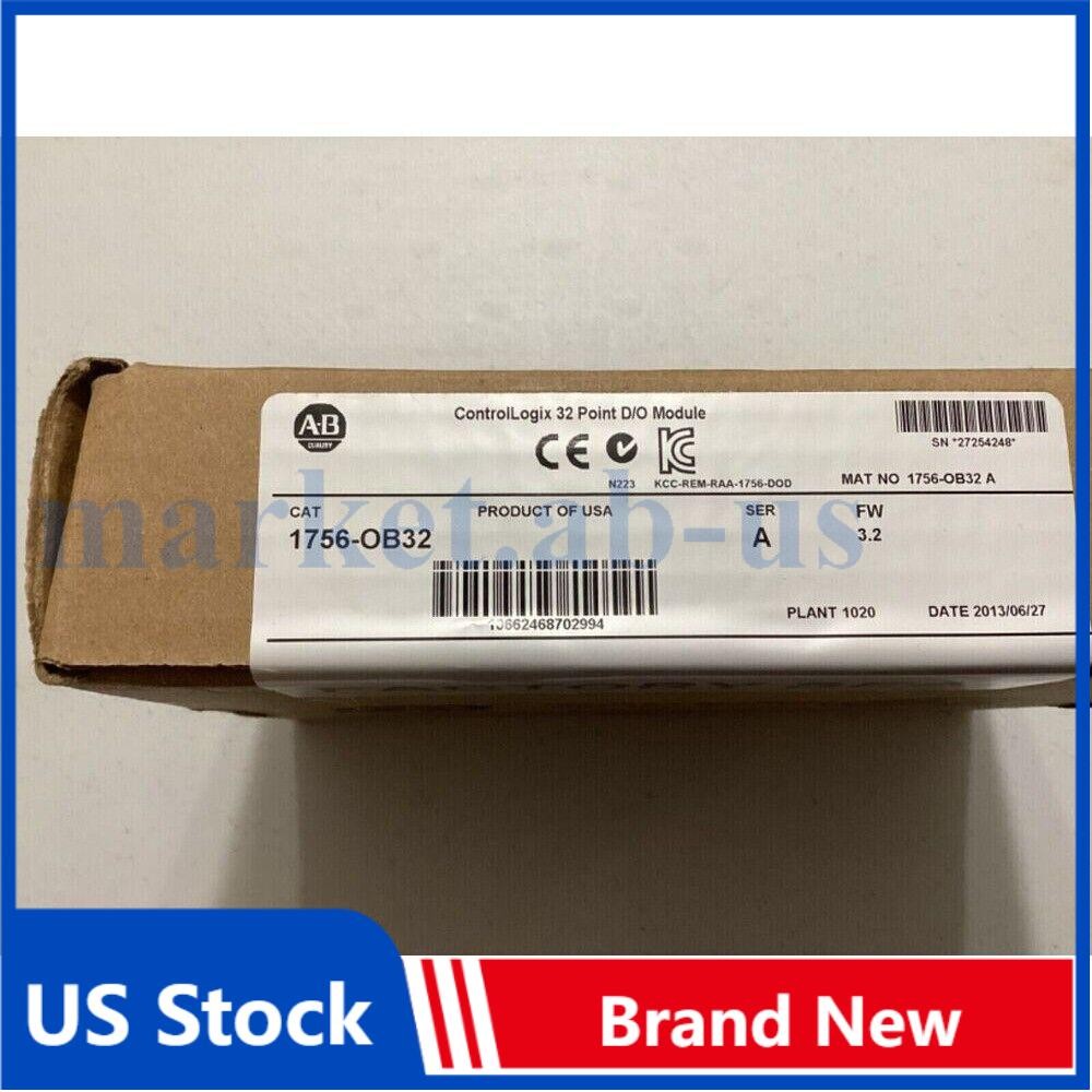 NEW-  Sealed AB 1756-OB32 SER A ControlLogix 32 Point DO Module 1756-OB32 USA