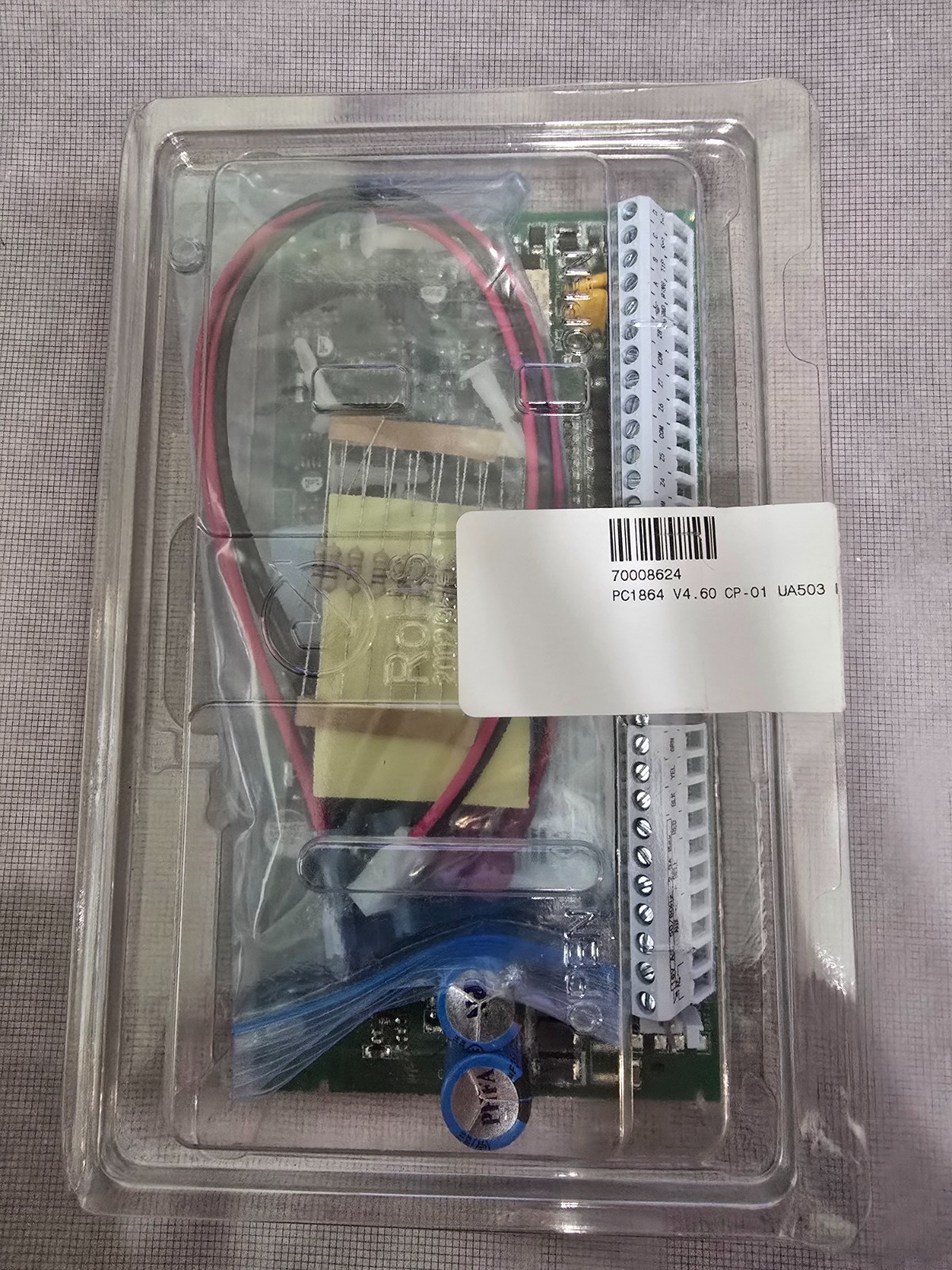 DSC PC1864 Power Series PC1864PCB V4.60 CP01 8-64 Zone Alarm Motherboard