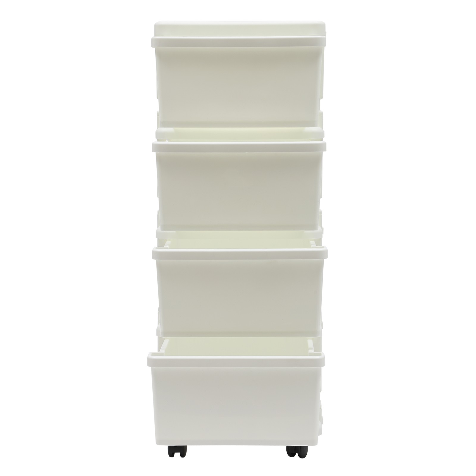 87.8cm(H) Document Storage Box Movable Office File Drawer Organizer W/ 4 Drawers