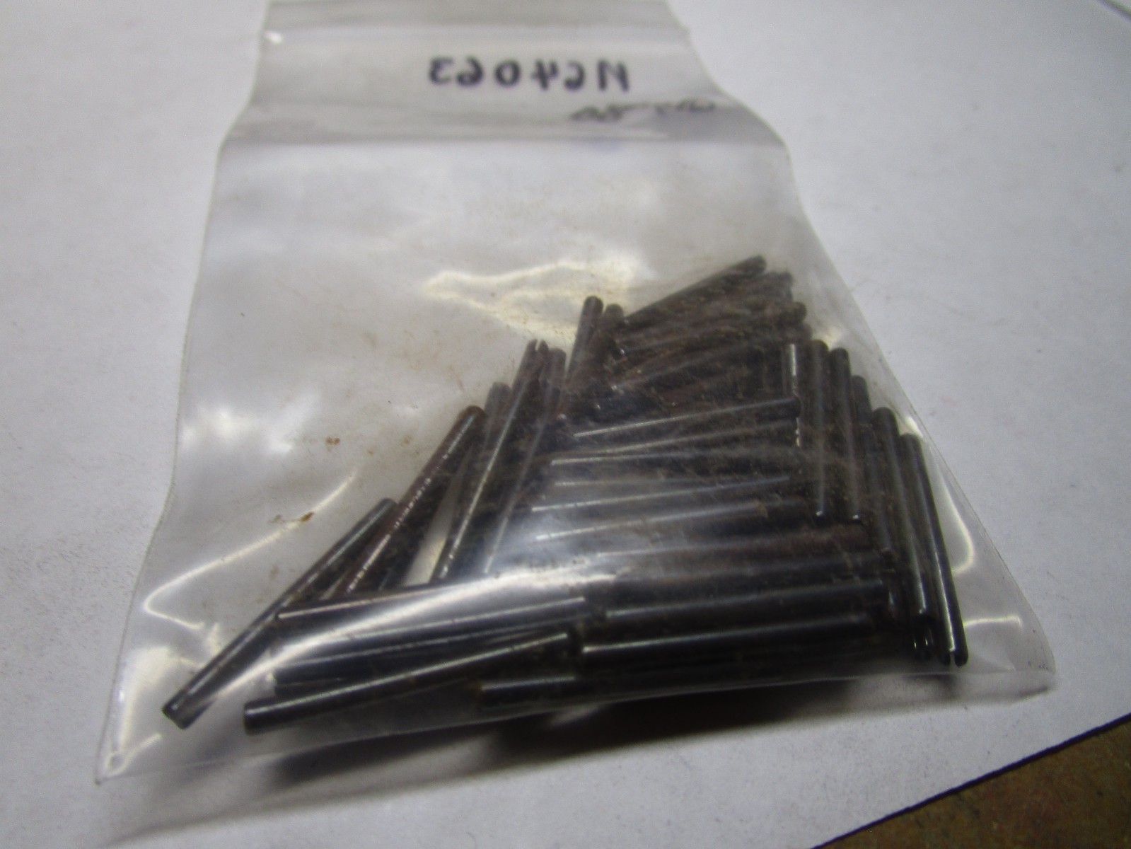 3/32" x 1" Plain Finish Steel Slotted Spring Pin QTY 80