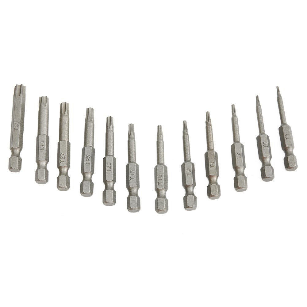 Efficient Tool Kit with Magnetic For Torx Bits Features All Essential Sizes
