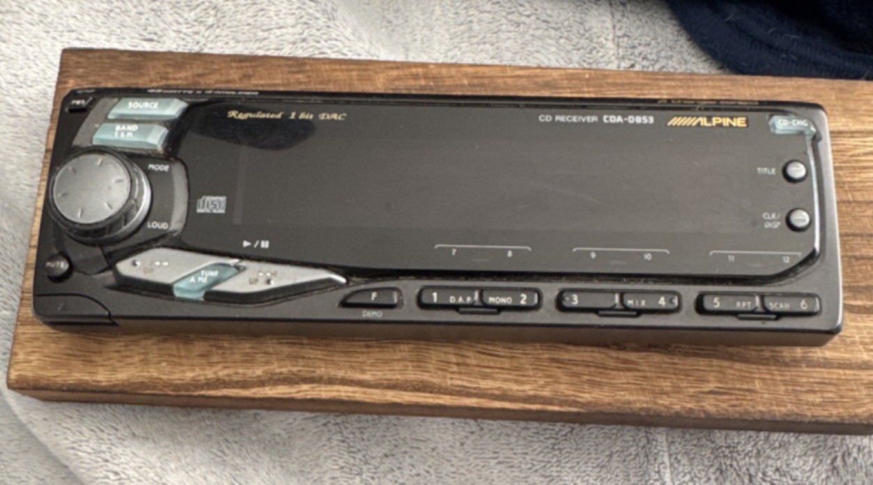 Alpine CDA-0853 CD Receiver Car Audio Replacement Faceplate for Alpine CDA-0853