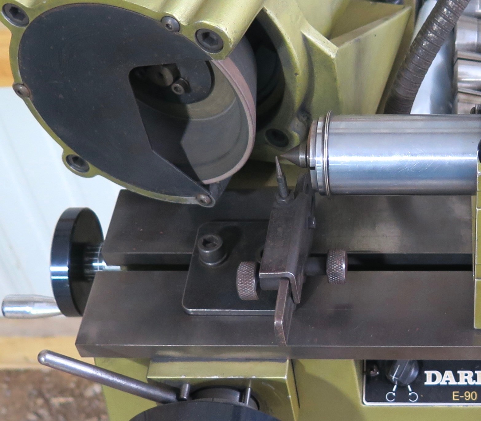 Darex E-90 End Mill Sharpener Assembly w/ 5C Collet Air Spindle