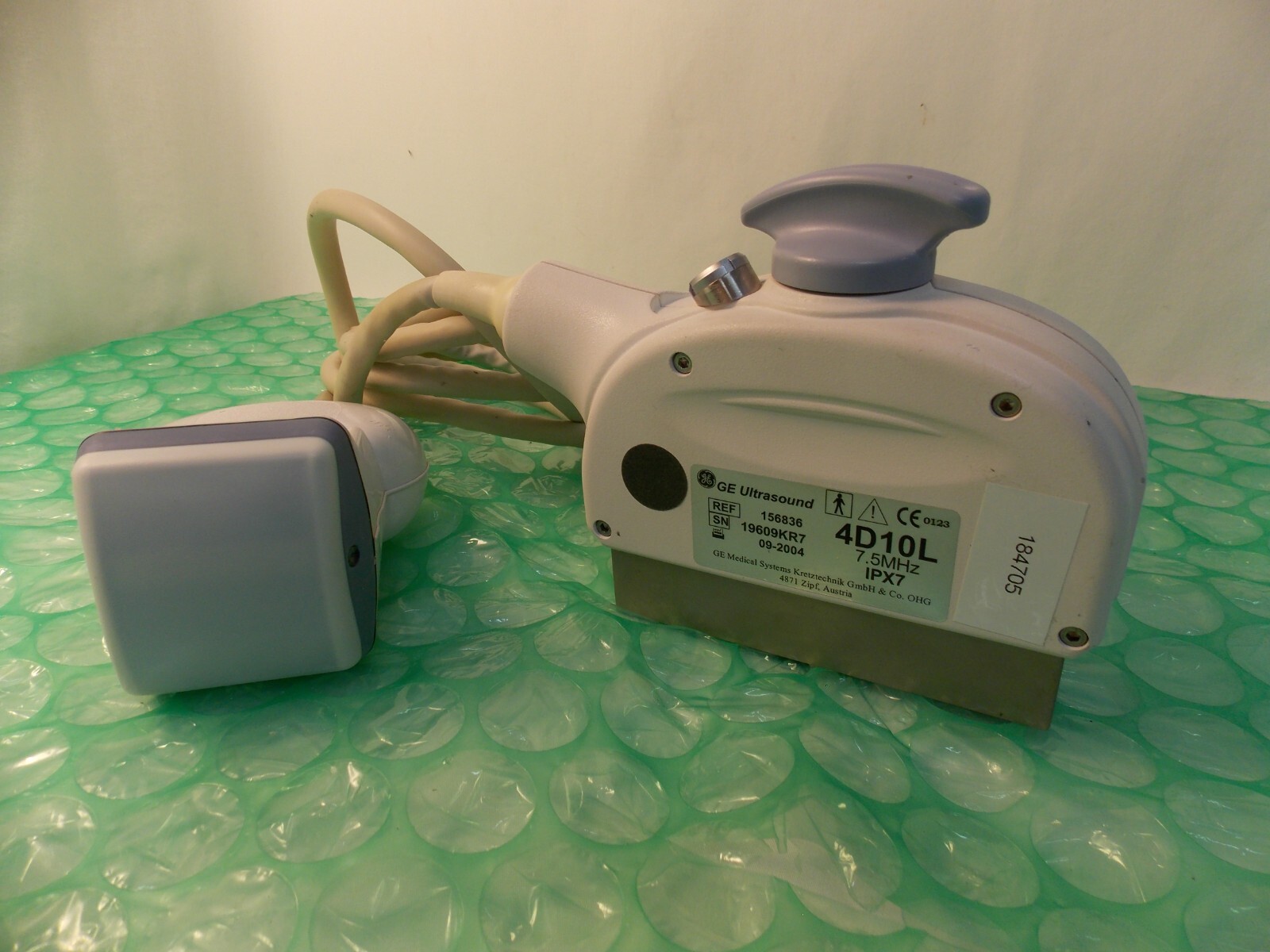 GE 4D10L 7.5 MHz Array Probe (LAM-2004)