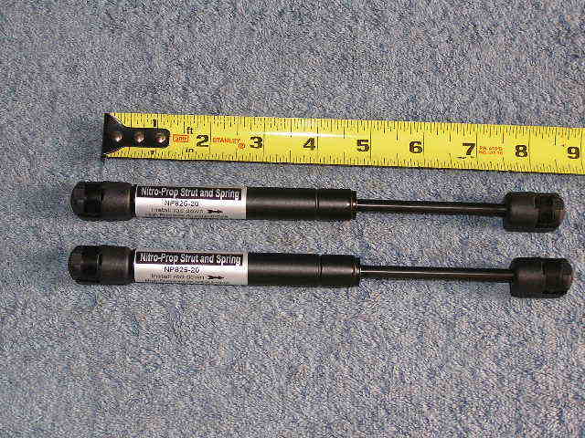 Set 8.2” 20# Toy Chest Truck Tool Storage Job JO Box Shock Strut Lift Rod Prop