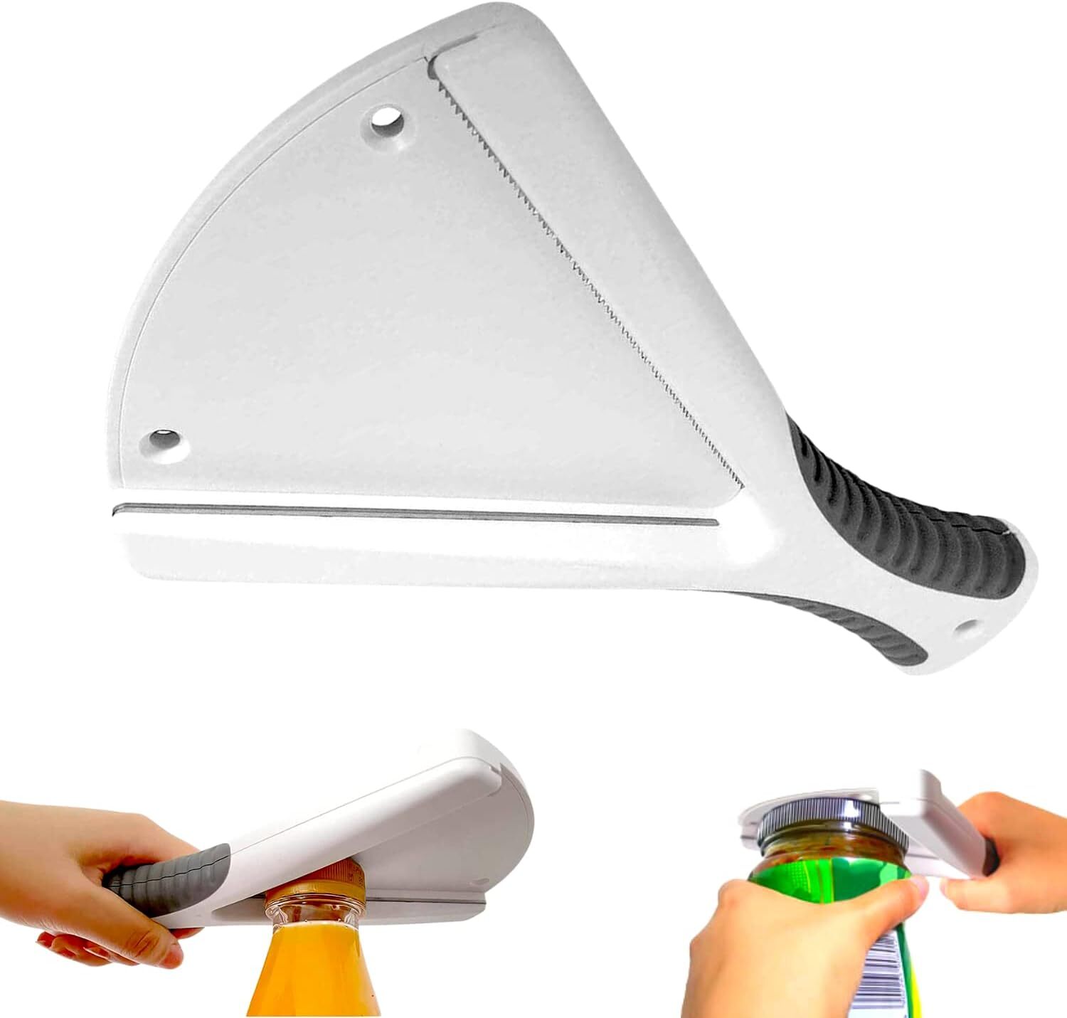 Jar Opener for Weak Hands or Seniors with Arthritis, Includes Mounting Screws