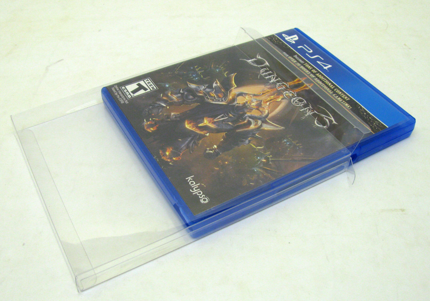 50X SONY PLAYSTATION PS4 CIB GAME -CLEAR PLASTIC PROTECTIVE BOX PROTECTORS CASE