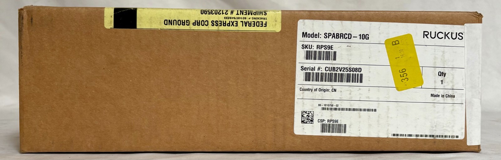 Ruckus 500W Power Supply for ICX7250/7450/7750 Switch SPABRCD-10G RPS9E