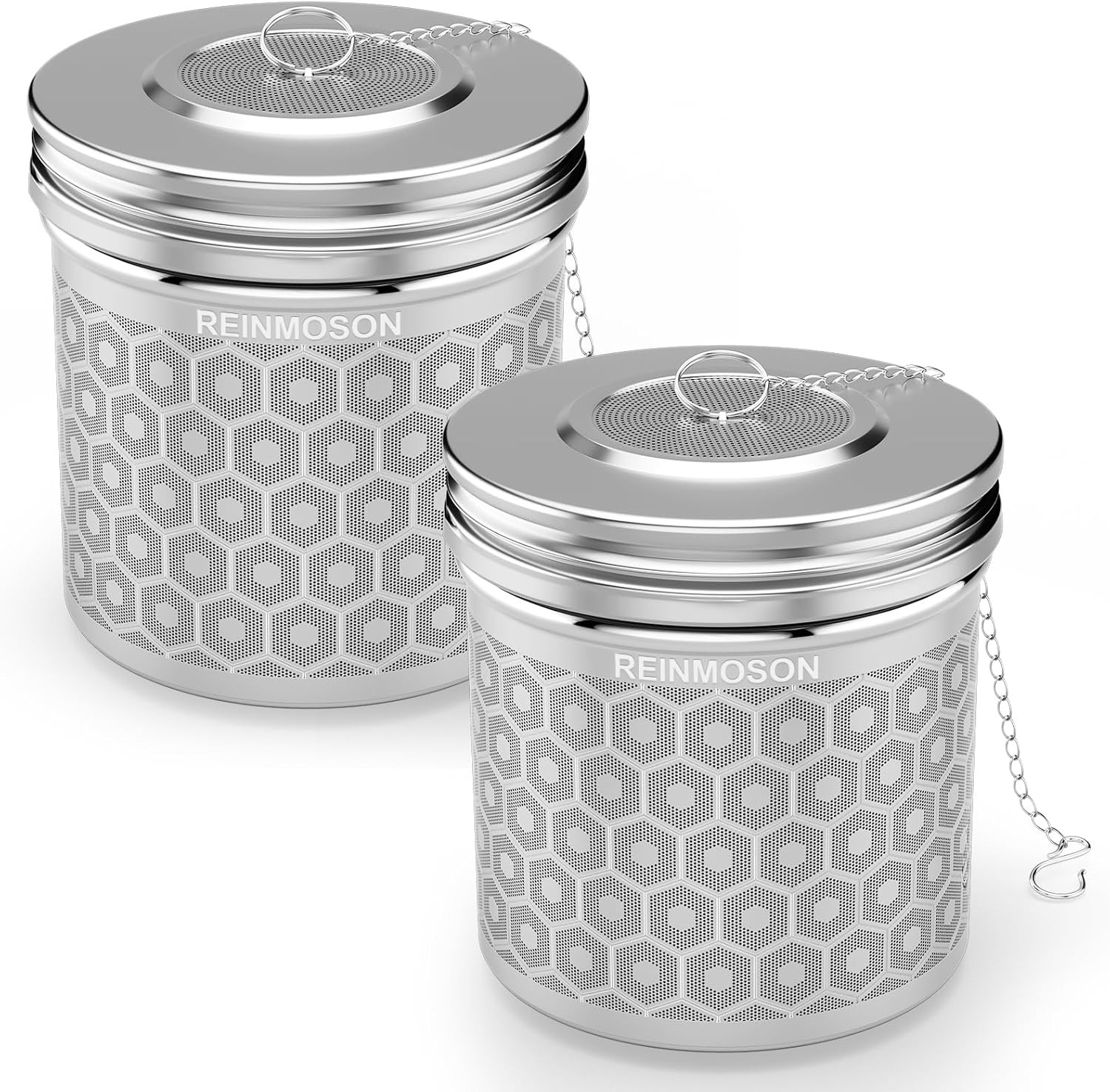 2 Pack Reinmoson Extra Large Tea Infuser for Loose & Large, 2