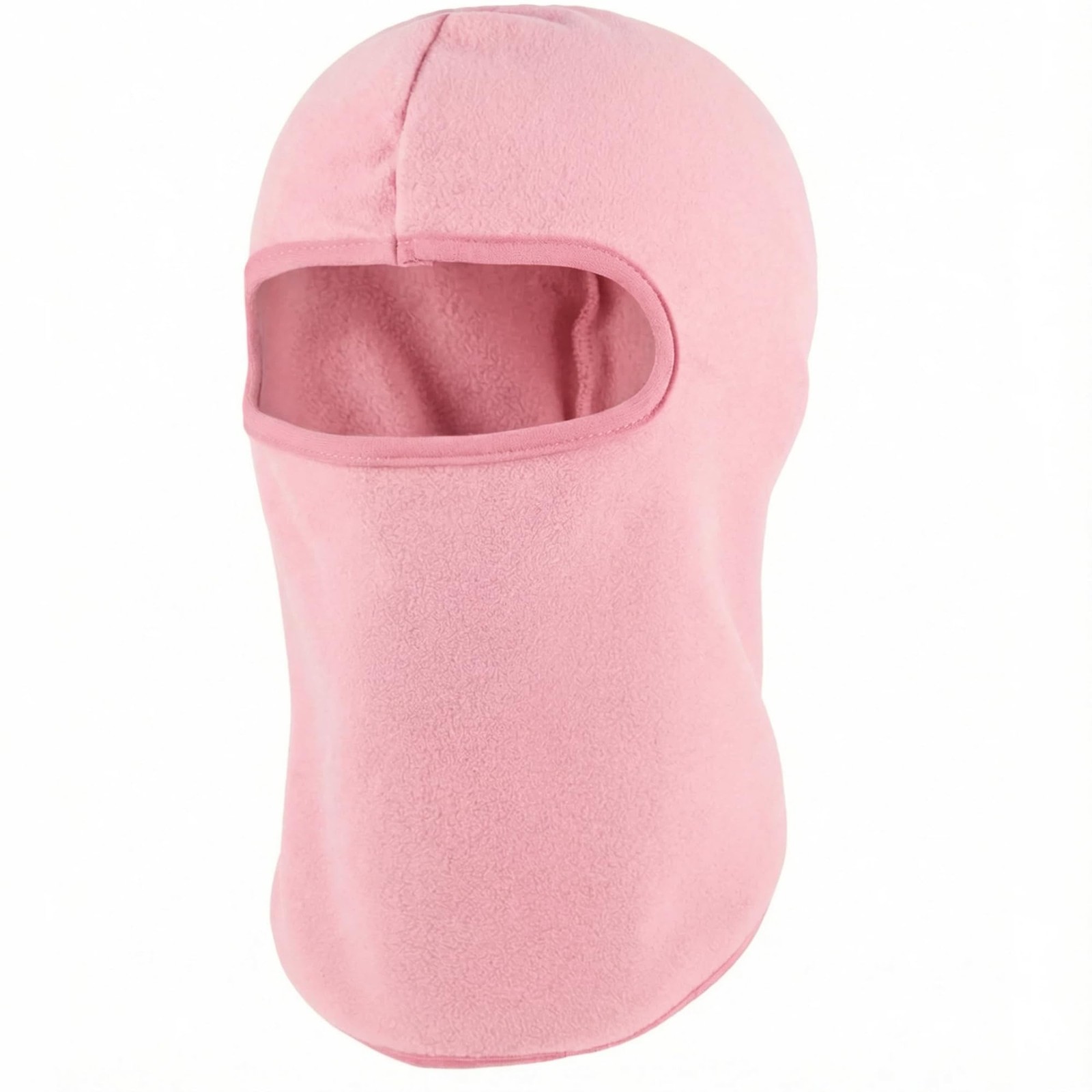 Kids Balaclava Ski Mask, Winter Windproof Fleece Full Face 4-12 Years, Pink