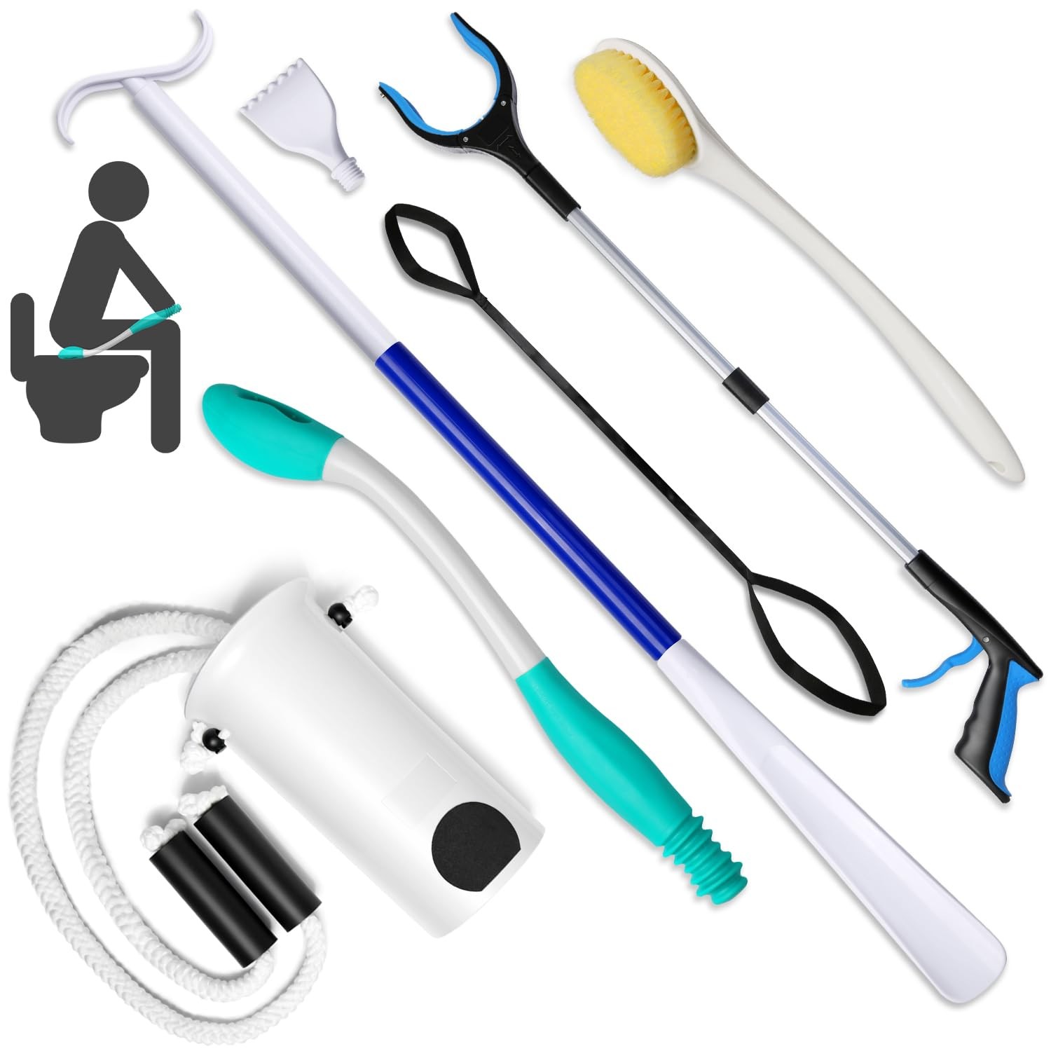 7PC Hip Kit, Hip Kit for Seniors, Surgery Recovery Items, Hip Kit After Surge...