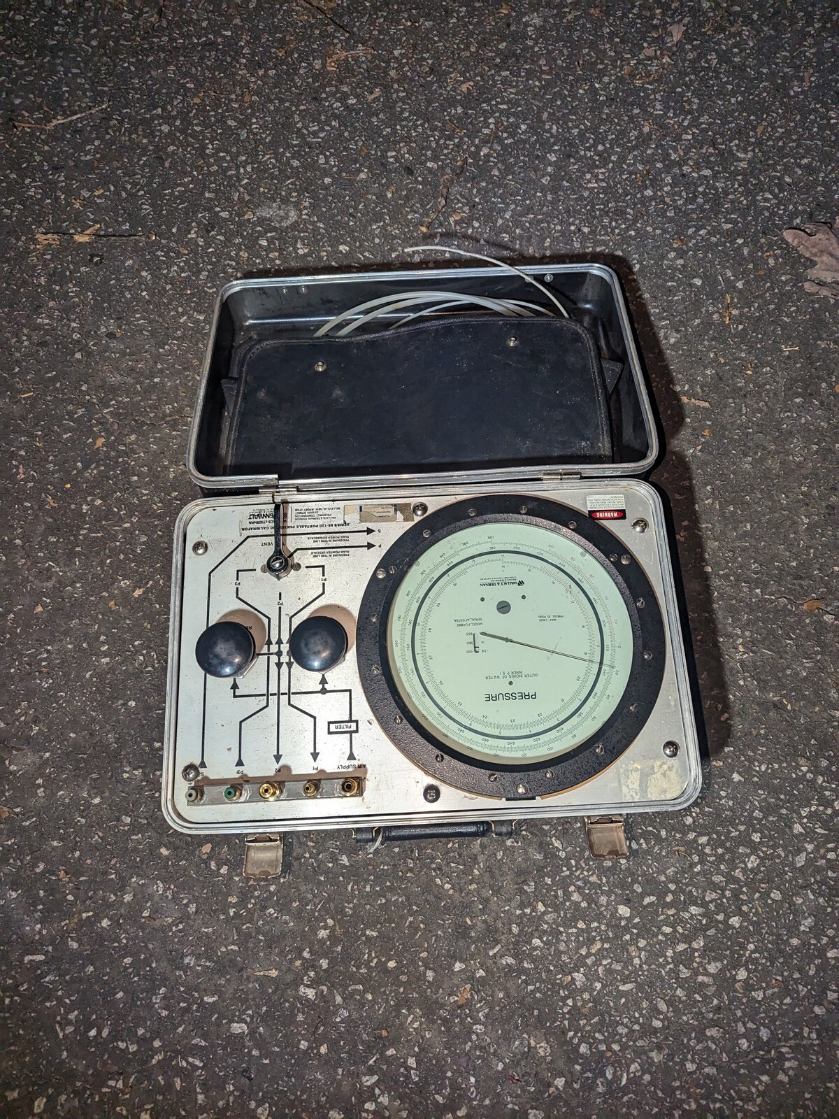 WALLACE & TIERNAN PENNWALT PORTABLE PNEUMATIC CALIBRATOR SERIES 65-120