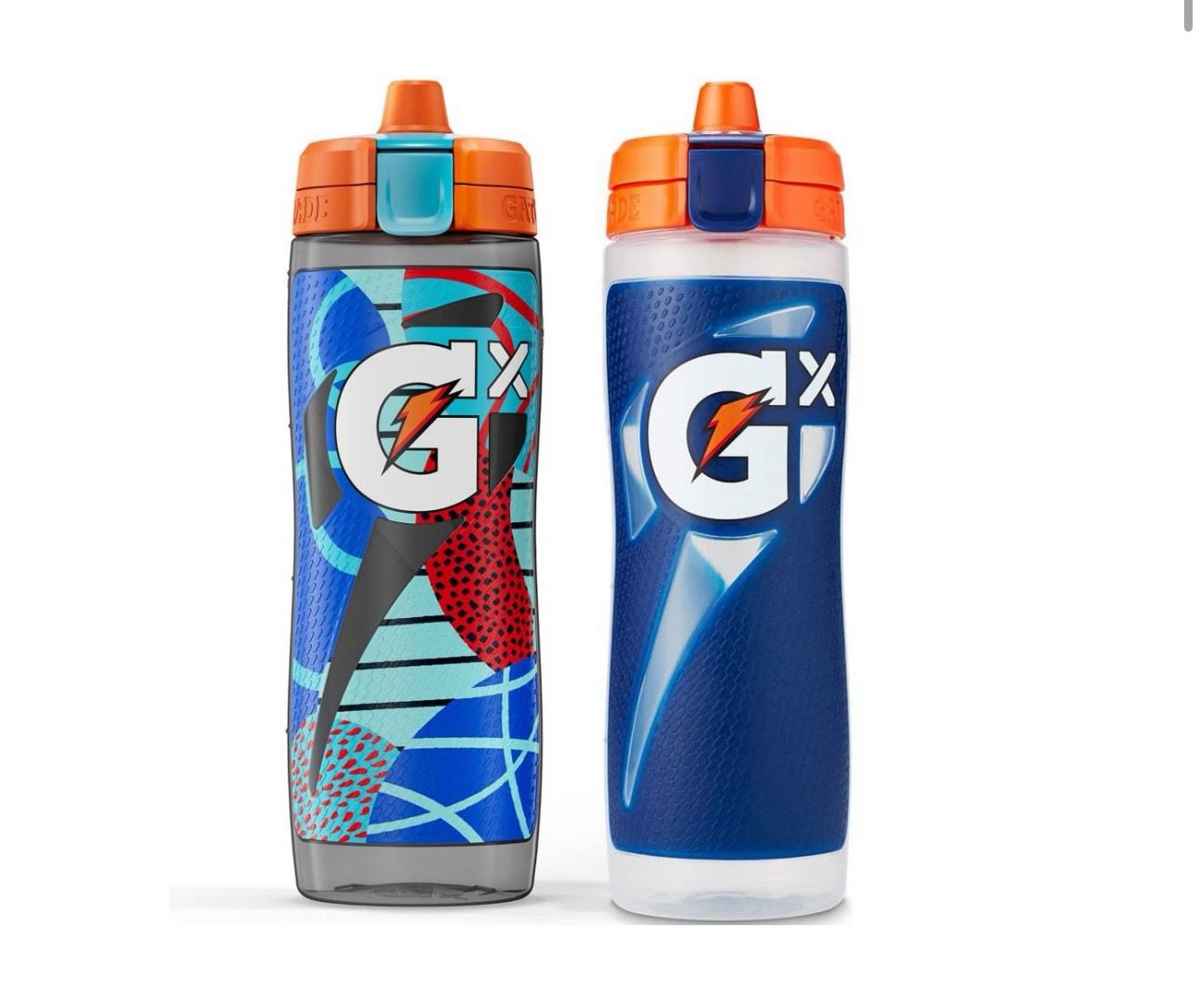 🔥NEW🔥 Gatorade GX 30 oz. Montage Water Bottles, 2 Pack, Blue