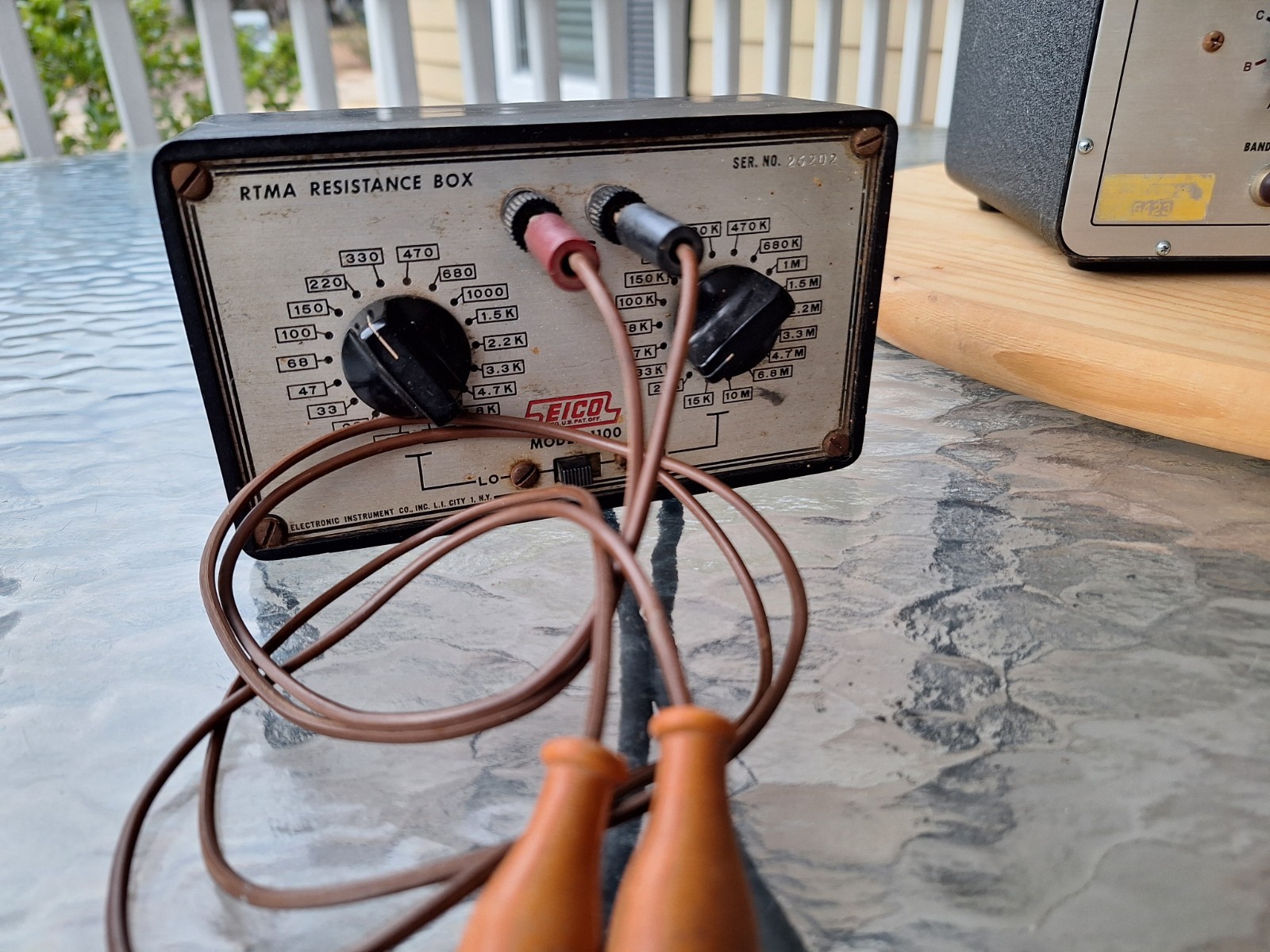 EICO MODEL 1100 RTMA Resistance Box Untested