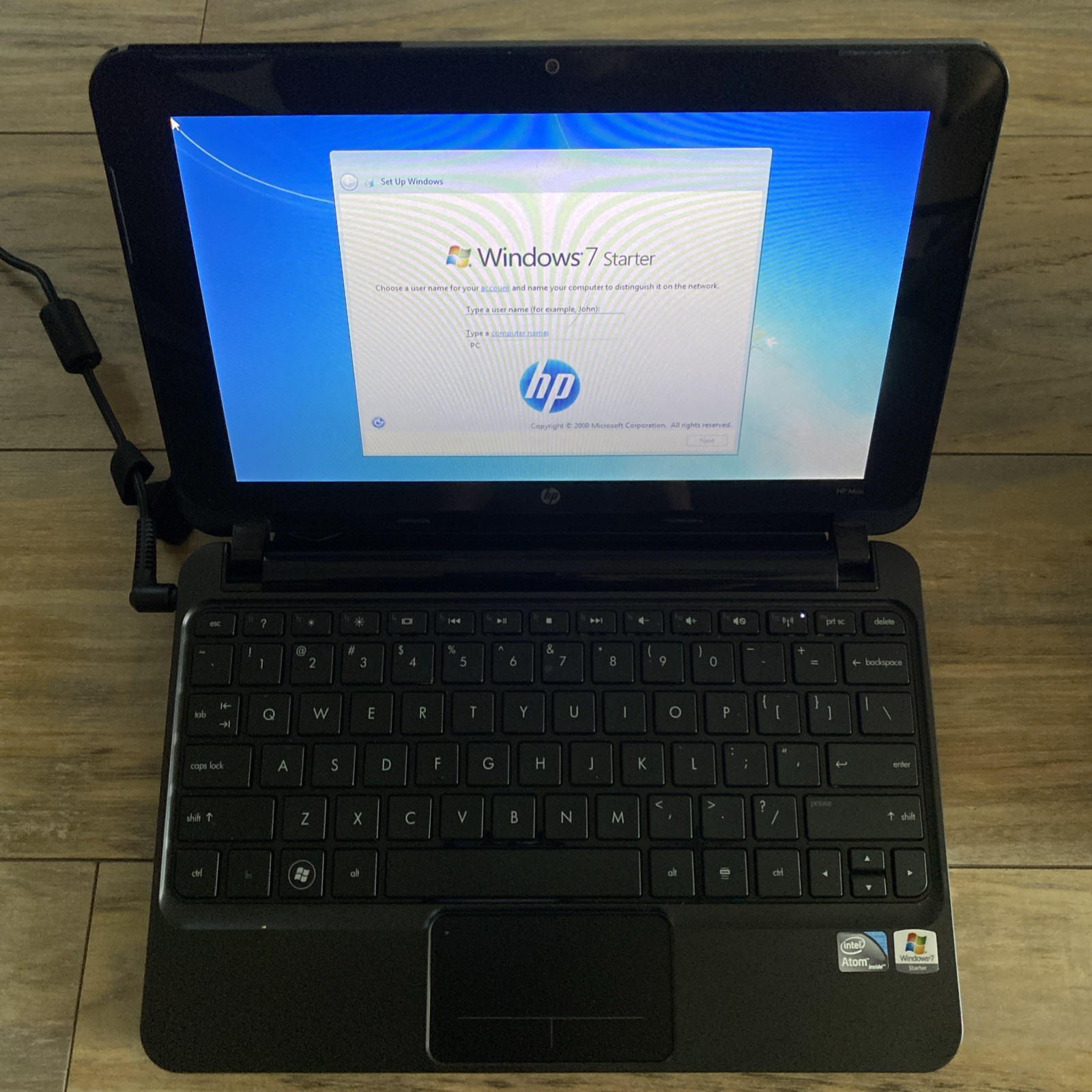 HP Mini 210 / 210-1076NR - Atom N450 - Tested & Working Reset Completely