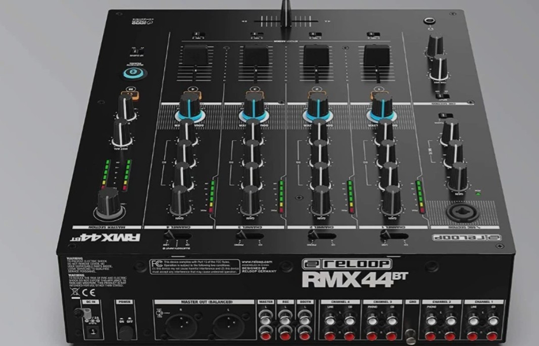 1pcs Reloop AMS-RMX-44BT Four-Channel Mixing Console