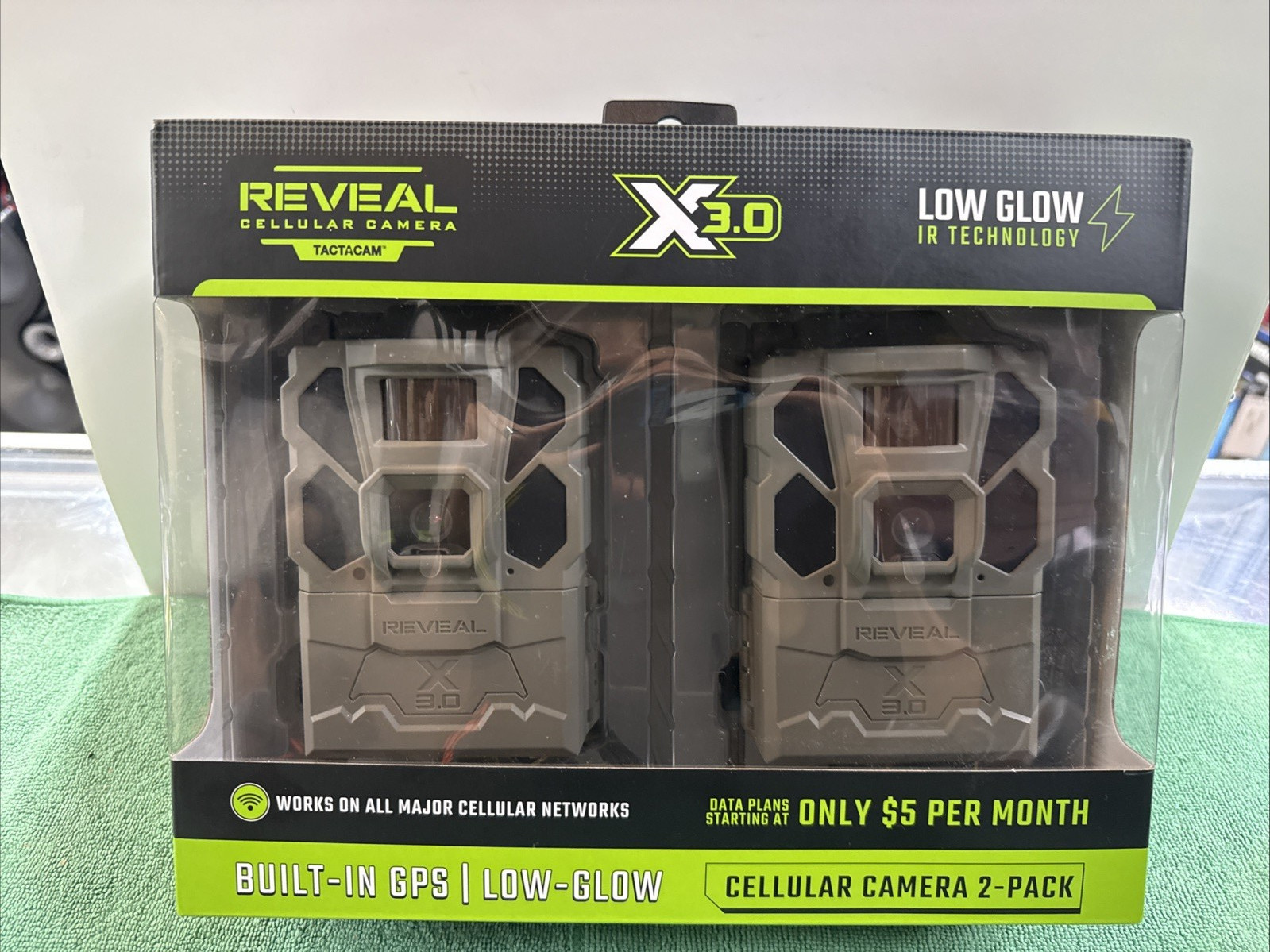 New Tactacam Reveal X 3.0 2-Pack Cellular Trail Camera
